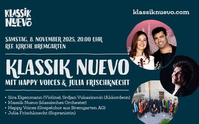 Klassik Nuevo mit Happy Voices & Julia Frischknecht