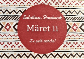 Handwerkermarkt : Märet11 le petit marché 2025.
