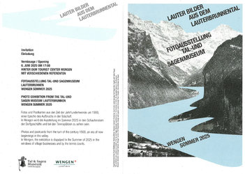 Vernissage / Opening Fotoausstellung Tal- und Sagenmuseum Lauterbrunnen