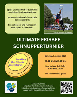 Ultimate Frisbee Schnupperturnier