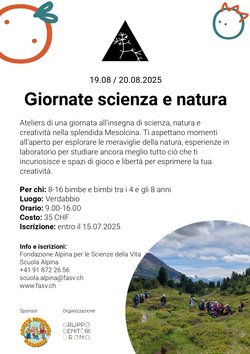 Giornate scienza e natura