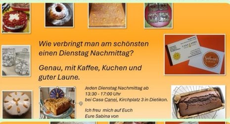 Kaffee und Kuchen bei Casa Canei, Kirchplatz 3, Dietikon