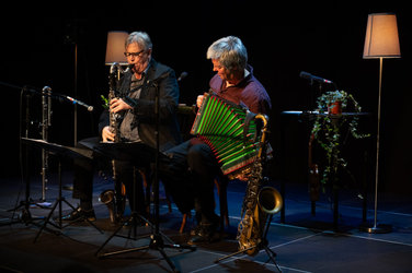 Albin Brun und Ruedi Häusermann mit Briefwexel