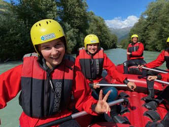 Riverrafting für Familien