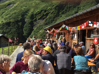 1. August-Feier auf der Alp Ramosa Vrin