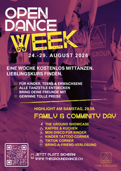 Open Dance Week 2026 – Eine Woche kostenlos mittanzen
