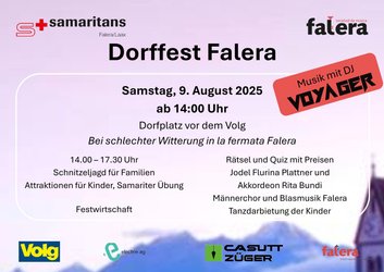 fiasta dil vitg Falera/ Dorffest Falera