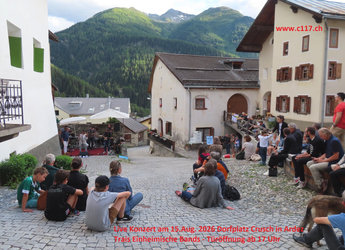 Live-Konzert trais einheimische Bands.