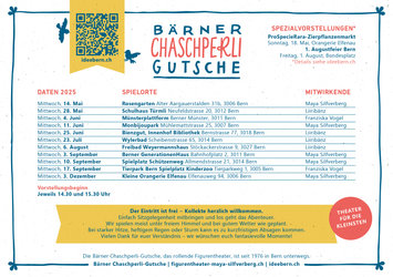 Bärner Chaschperli-Gutsche auf der Münsterplattform