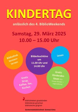 KINDERTAG anlässlich des BiblioWeekends