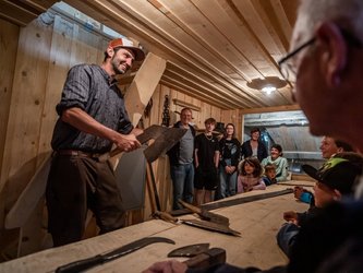 Sägefest Resgia Gneida in Waltensburg