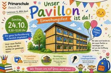 Eröffnung unseres neuen Schulpavillons