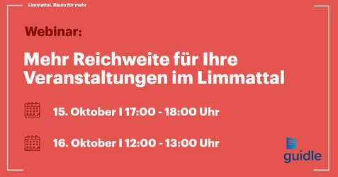 Die regionale Veranstaltungsagenda im Limmattal – so funktioniert's
