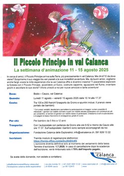 Il Piccolo Principe in val Calanca