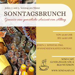 Sonntagsbrunch im SoSo-Café