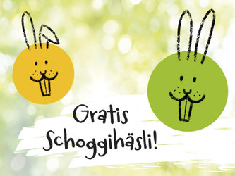 Gratis Schoggihäsli