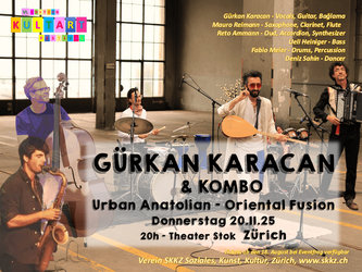 Gürkan karacan & kombo - urban anatolian fusion