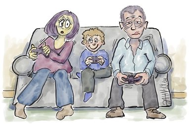 Kinder, Gaming und Bildschirmzeit