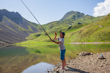 Sportfischen Eisee