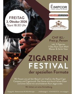 Zigarren Festival der Sonderformate