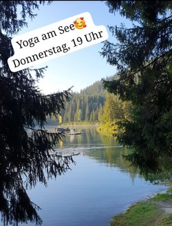 Yoga am Caumasee