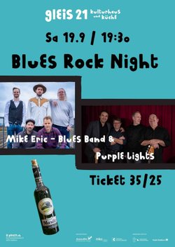 Blues Rock Night mit Purple Lights & Mike Eric Blues Band im Gleis21