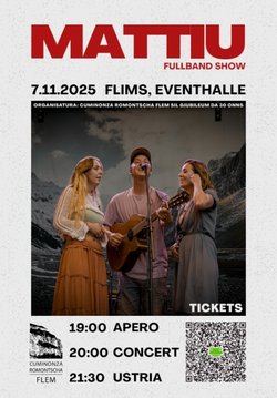 Konzert Mattiu Defuns zum 30 jährigem bestehen der Cuminonza Romontscha Flem CRF