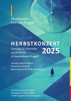 Herbstkonzert Musikverein Frohsinn Ruggell