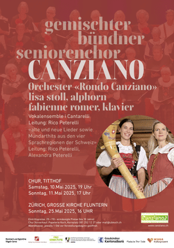 Chantai! Singet! - Konzert Gemischter Bündner Seniorenchor CANZIANO
