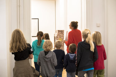Kindervernissage: Schnittstellen der Sicht. Hans Gerber und Sabine Hertig