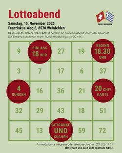 Lottoabend – Spielend Gutes tun