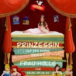Prinzessin auf der Erbse trifft auf Frau Holle