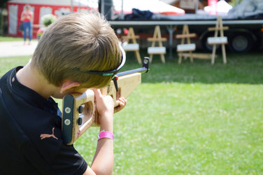 Laser-Biathlon
