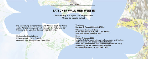 Ausstellung Latscher Wald und Wiesen