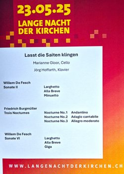 Begrüssung mit Musik