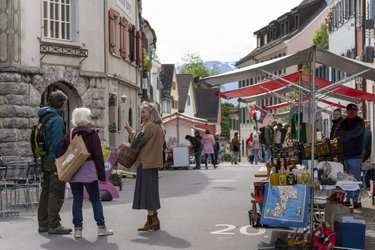 Wochenmarkt Sargans jeden Samstag