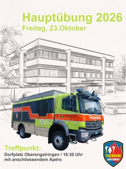 Hauptübung 2026 der Feuerwehr Engstringen