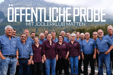 Jodlerkonzert mit Jodlerklub Matten