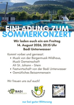 Sommerkonzert in der Badi