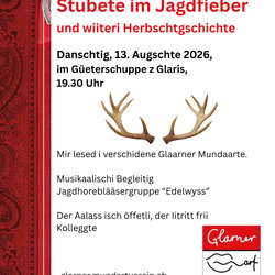 Stubete im Jagdfieber und wiiteri Herbschtgschichte am Aabed am halbi achti