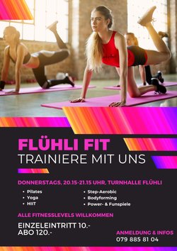 Flühli Fit - Trainiere mit uns