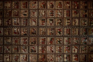 Bilderausstellung Aus der Kirchendecke St. Martin im Miniformat