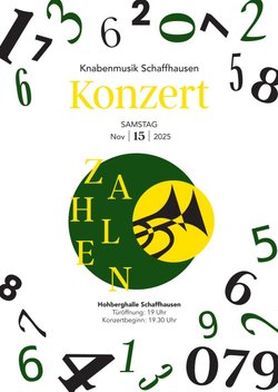 Herbstkonzert der Knabenmusik Schaffhausen, Motto Zahlen