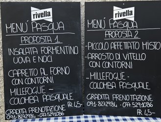 Menu di Pasqua presso il Grotto Frizzi a San Vittore.