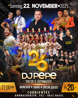 26 Jahre DJ Pepe – Salsa & Latin Celebration!