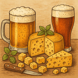 Nimm zwei: Bier und Käse