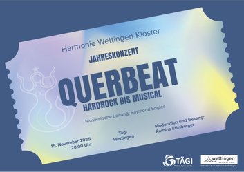 Jahreskonzert QUERBEAT der Harmonie Wettingen-Kloster