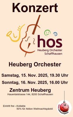 Konzert vom Heuberg Orchester