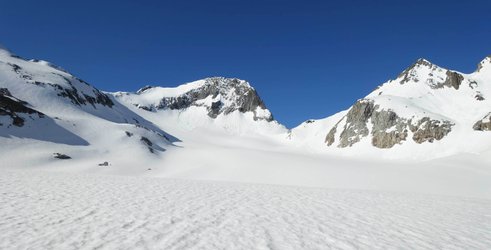 Schneeschuhtouren mittel: Realp – Rotondohütte – Witenwasserenpass – Oberwald