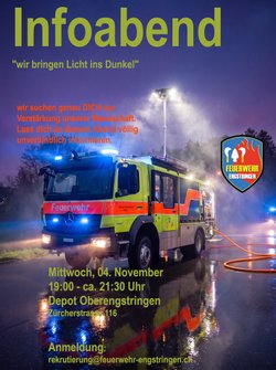 Infoabend der Feuerwehr Engstringen
